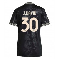 Dres Juventus Jonathan David #30 Tretina pre Ženy 2025-26 Krátky Rukáv